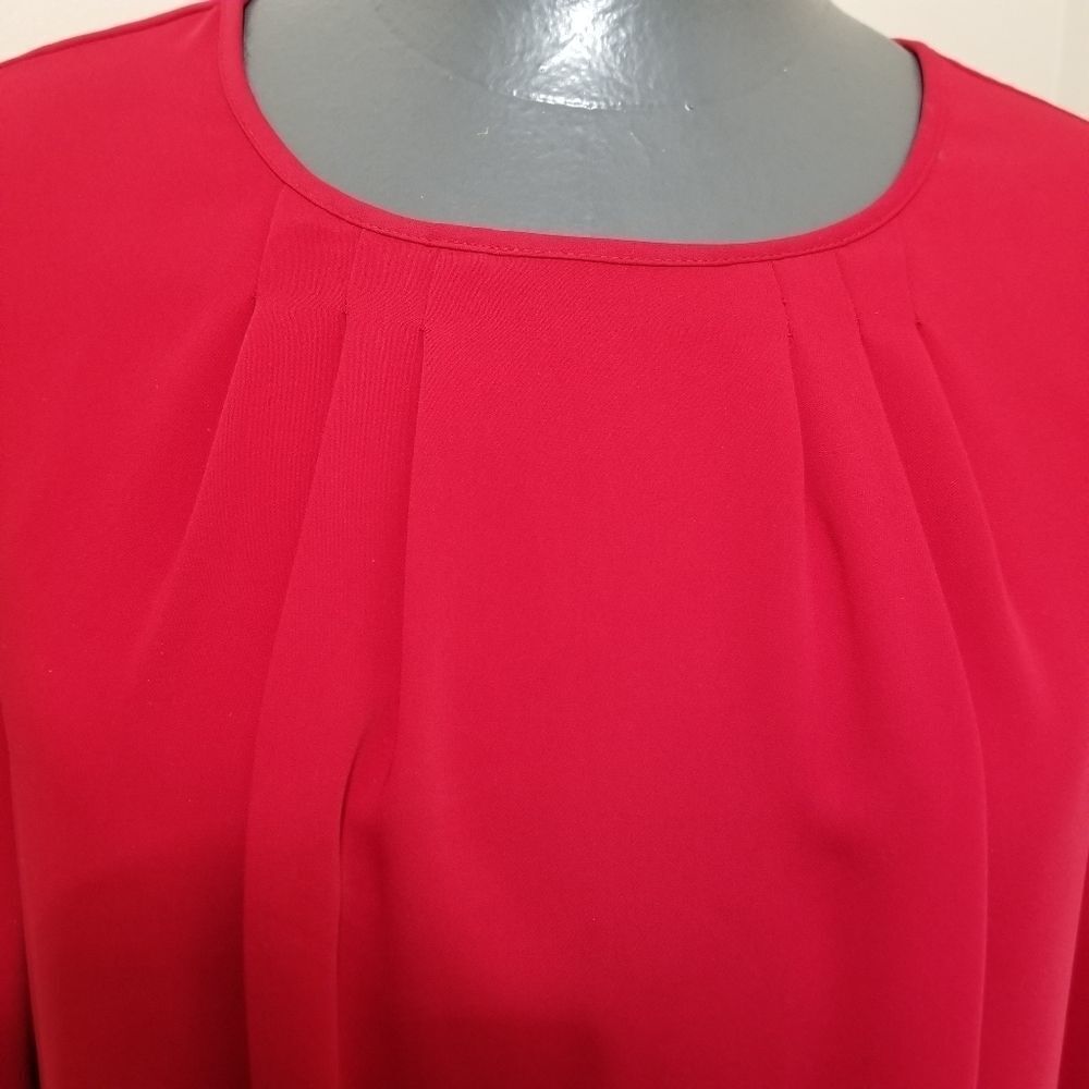Calvin Klein Red Top M - Picture 4 of 7